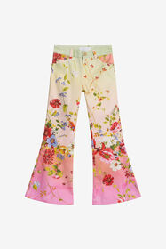 JU Pantaloni Stampa Miami Flowers GREEN/FUXIA WJT21N-DAR64