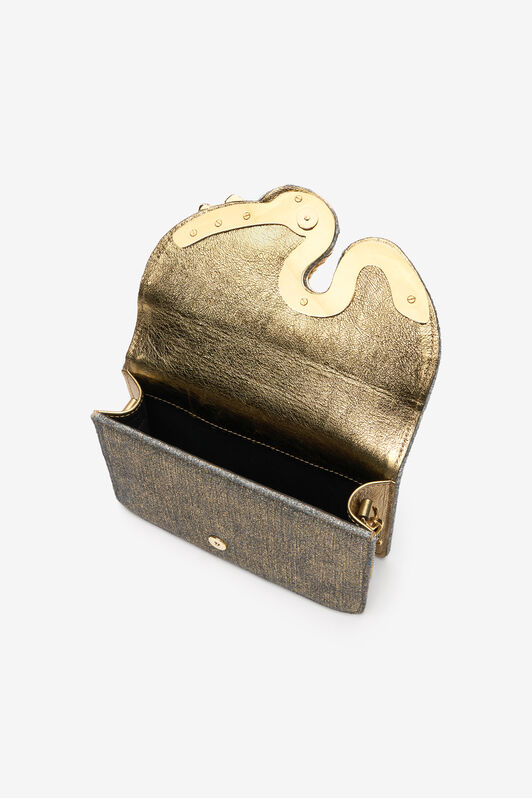 RC Sac doré effet brossé avec serpent GOLD WWB001-VZ010