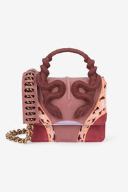 RC Small Pink Bag With Snakes ROSSO/ROSA/BORDEAUX VWB003-PZS67