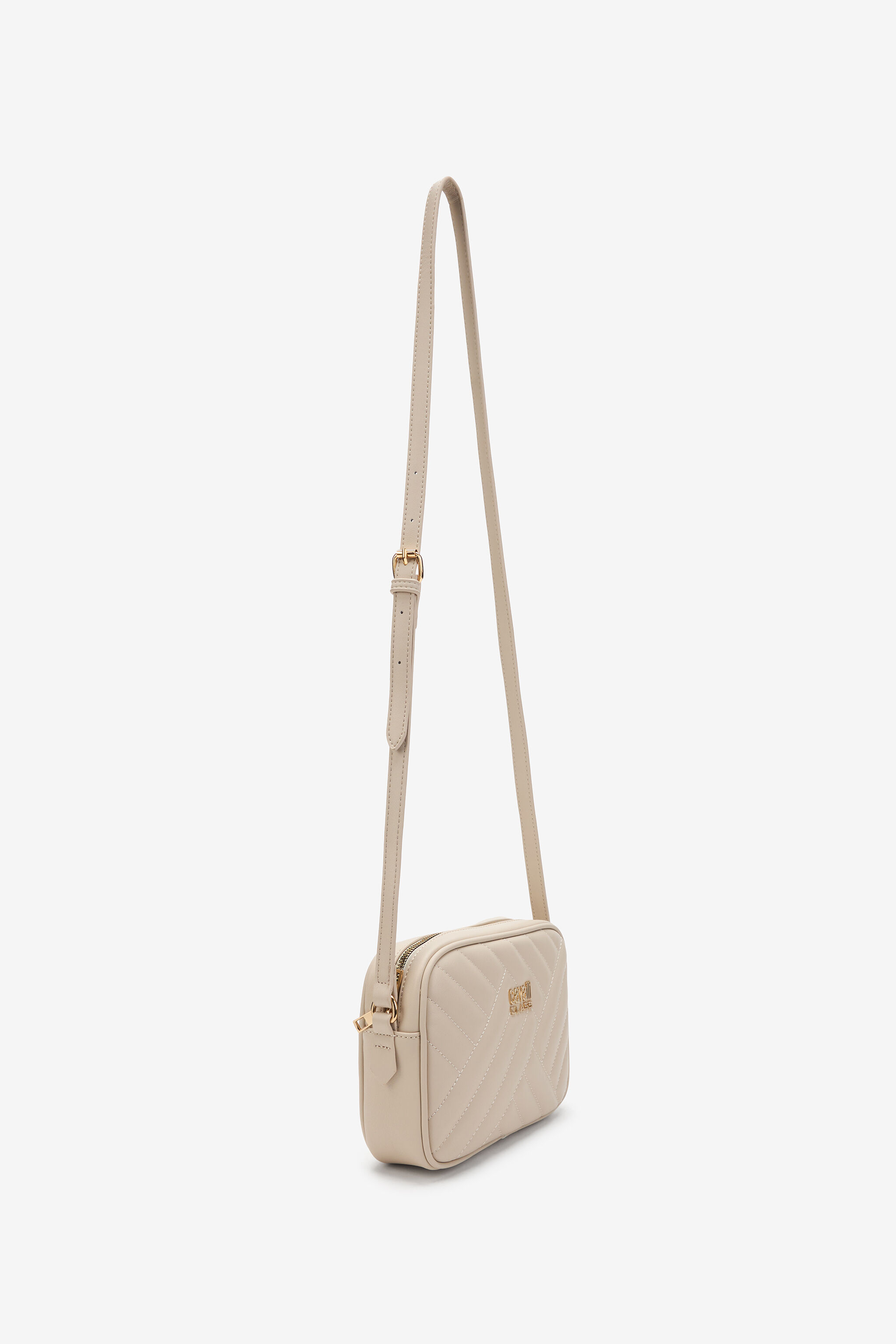 CL Gestepptes Crossbody-Tasche BEIGE SXB00E-AB076