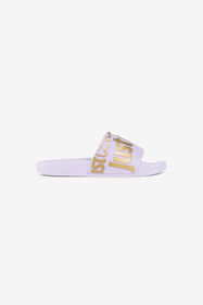 JC Just Cavalli Logo Slides PURPLE Q61673-Q0576