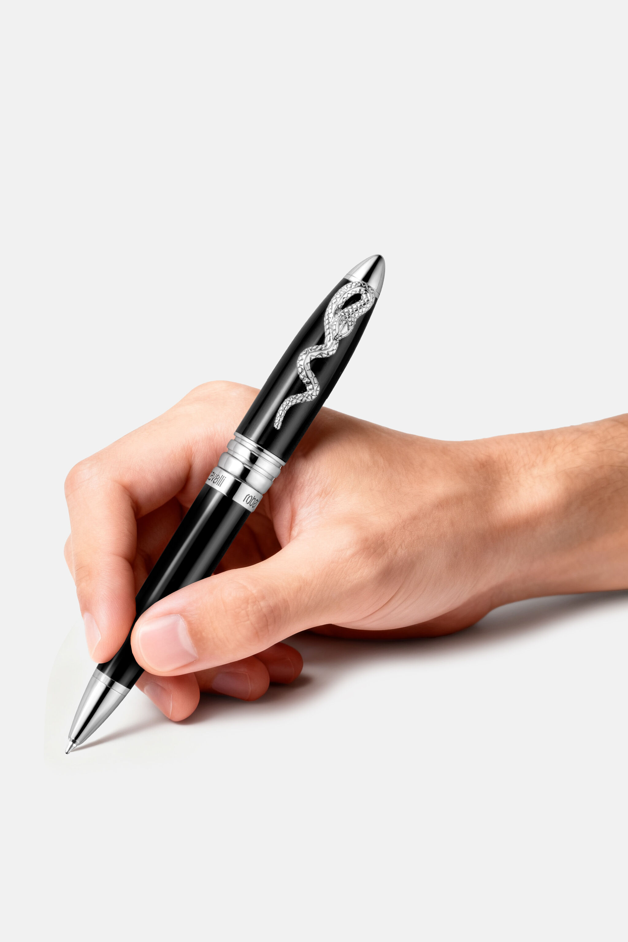 RC ROBERTO CAVALLI PEN Schwarz/Silber SALT5H-IT407