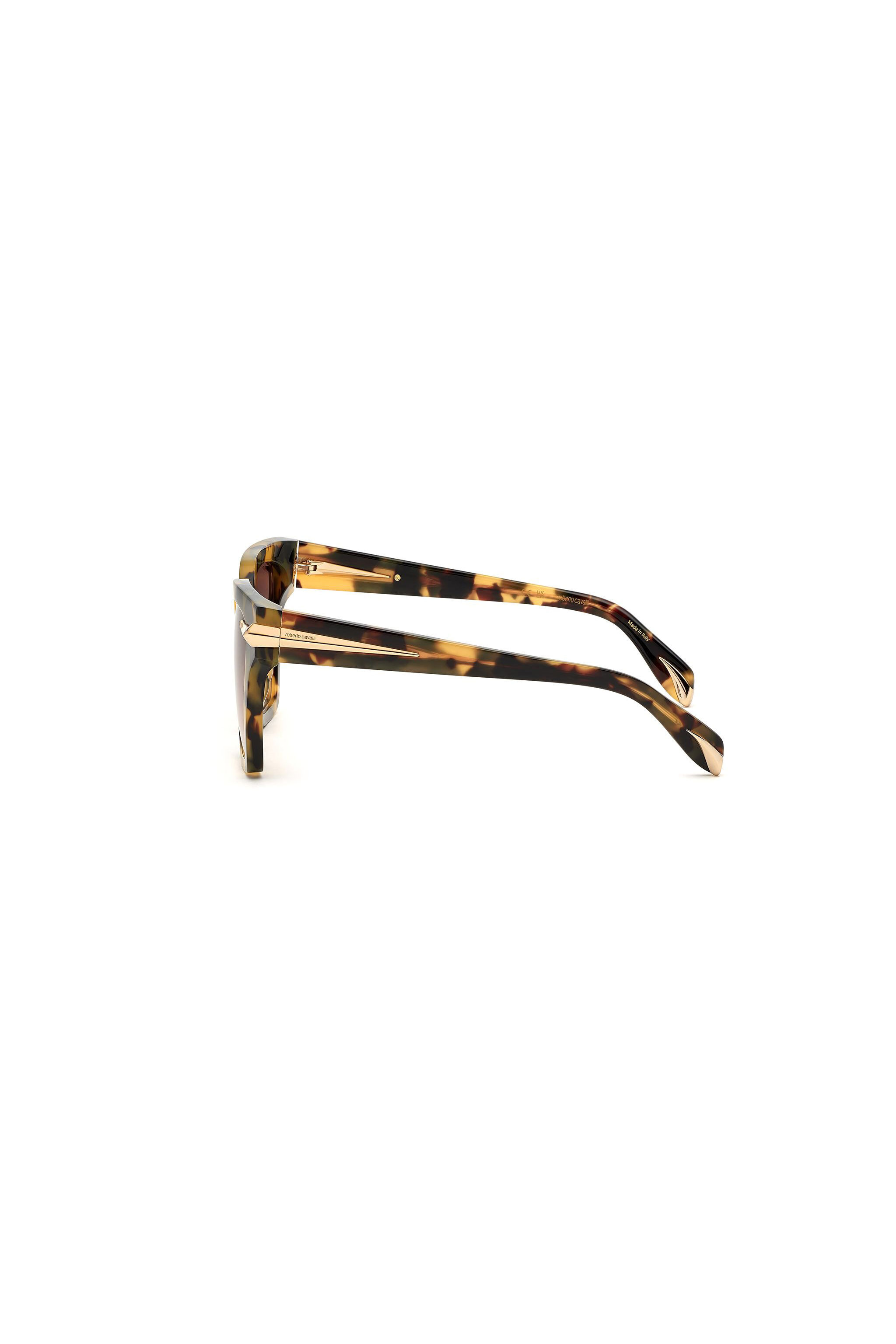 RC Occhiale da sole Roberto Cavalli Fang Collection SHINY VINTAGE HAVANA PD1313-PD179