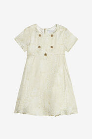JU Vestido Con Guepardos Y Cheetah Skin IVORY UJT10J-6DO35
