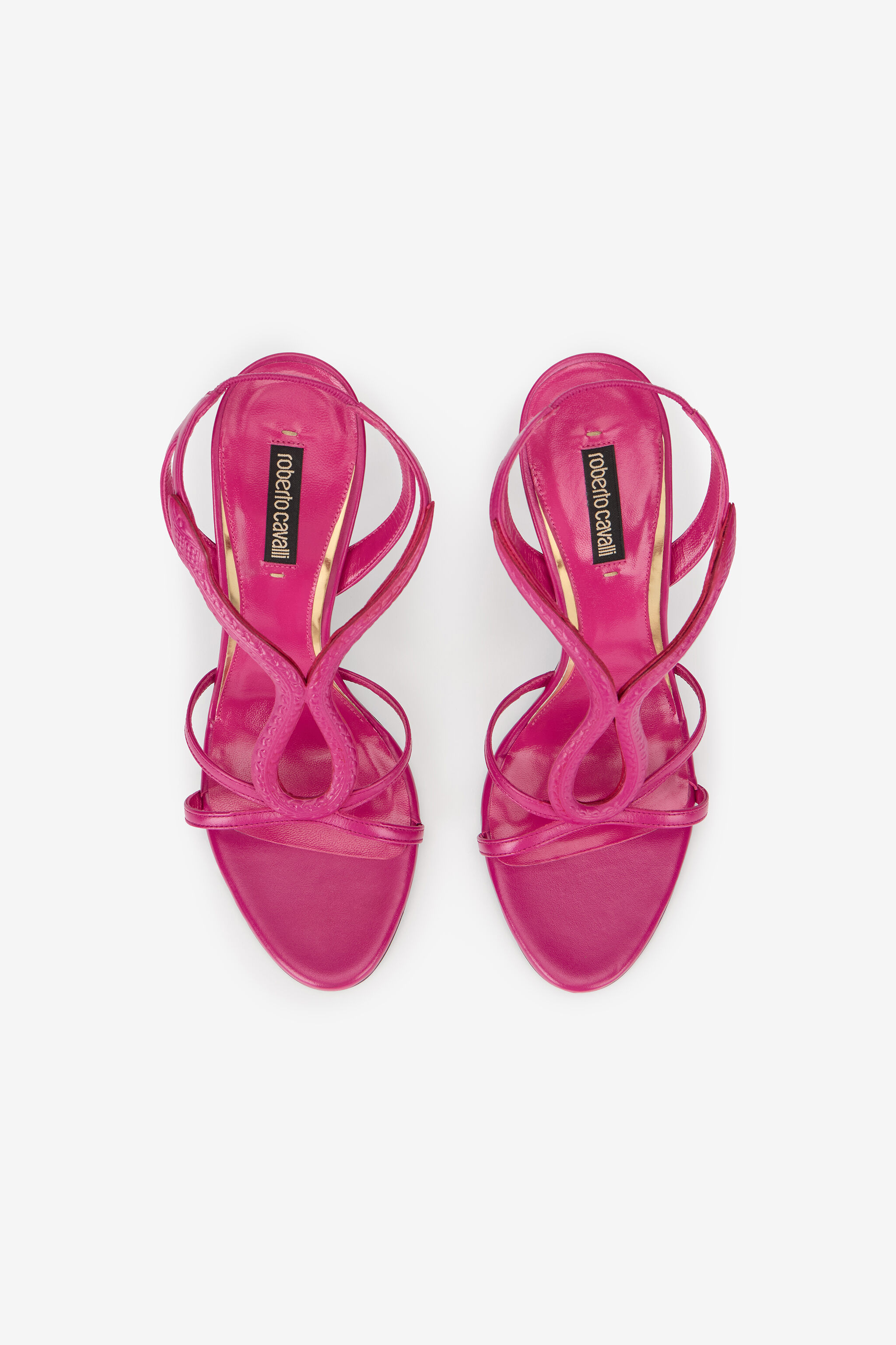 RC Ledersandalen mit Schlangenmotiv FUCHSIA WQS012-PZ319