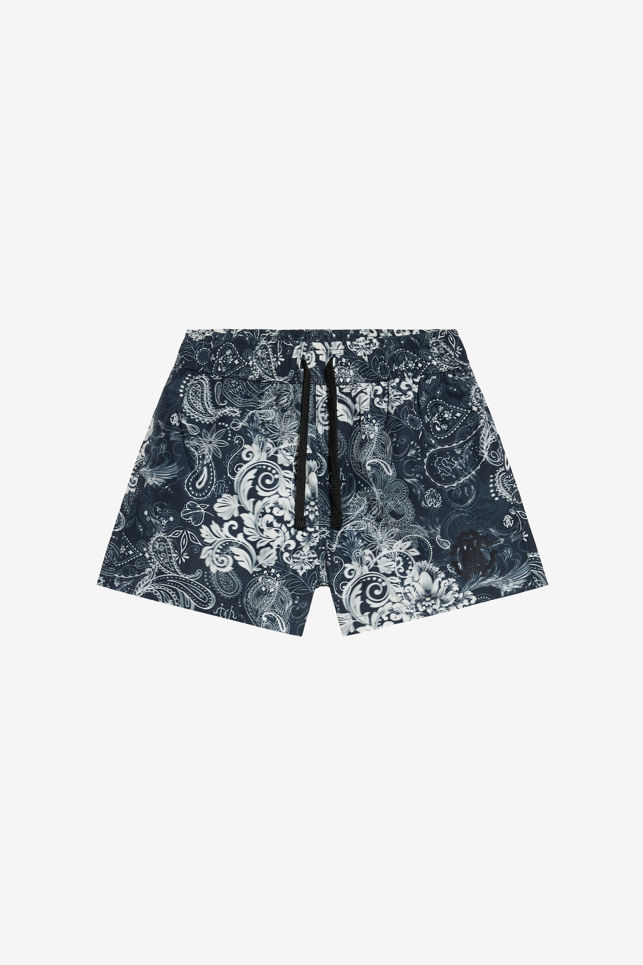 JU Badeboxer mit Paisley-Print CAMOU BLACK WJH00B-5RR15