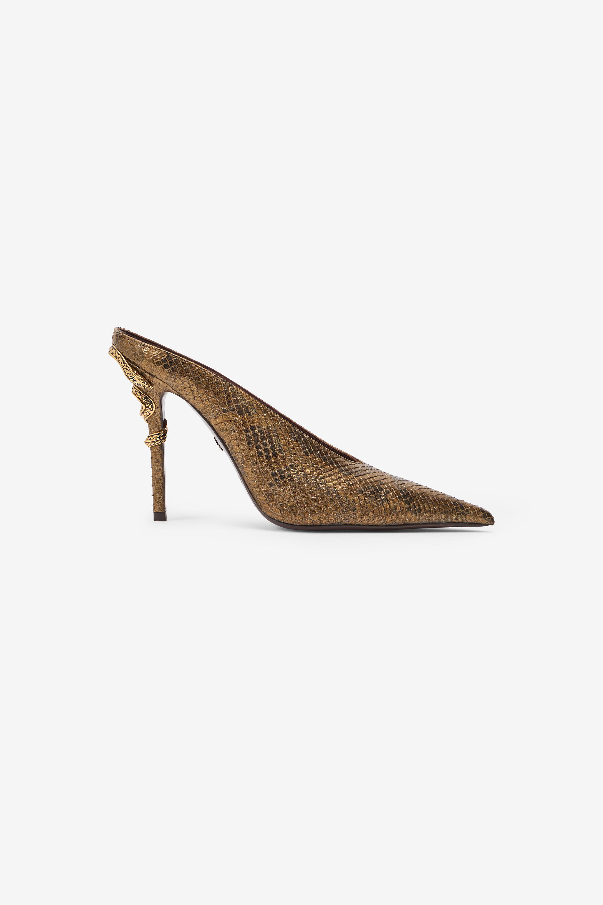 RC Mules motif python doré et serpent GOLD WWS007-UC065