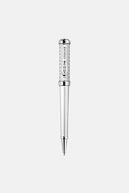 RC Roberto Cavalli Ballpoint Snake Pen, Full Silver Tone SILVER QALG72-IG386