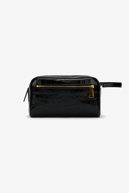 RC Trousse À Maquillage En Cuir Noir BLACK WRA001-PZ975