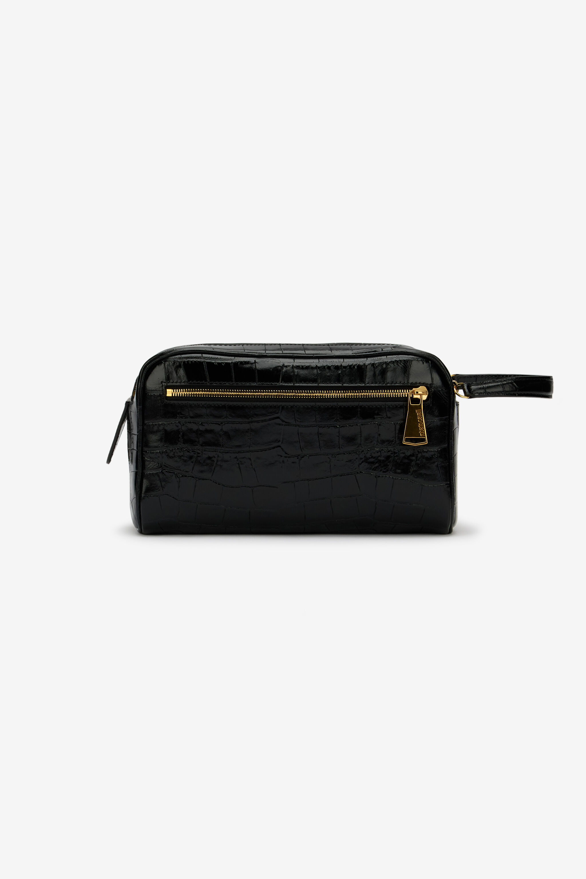 RC Trousse À Maquillage En Cuir Noir BLACK WRA001-PZ975