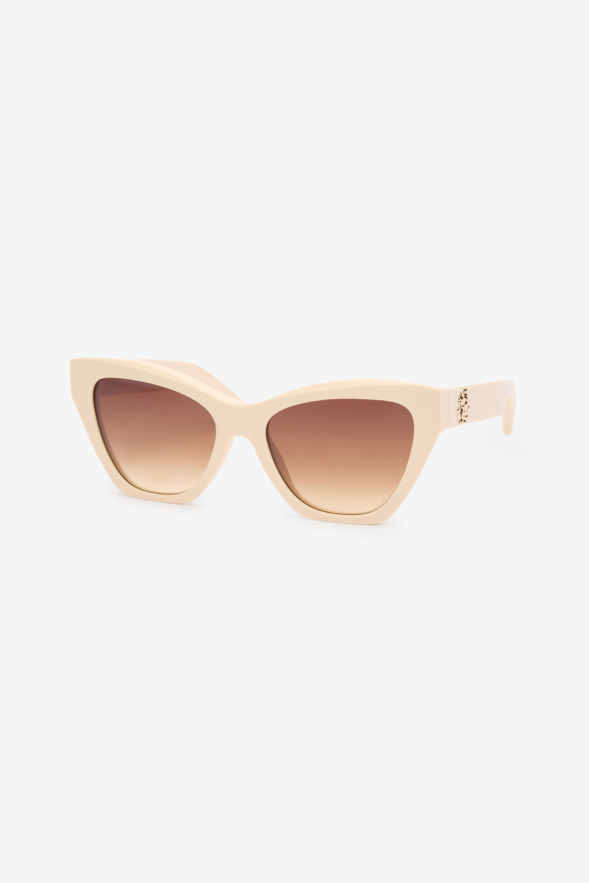 RC Cat-Eye Sunglasses with RC Monogram Marron clair SALD44-ID155
