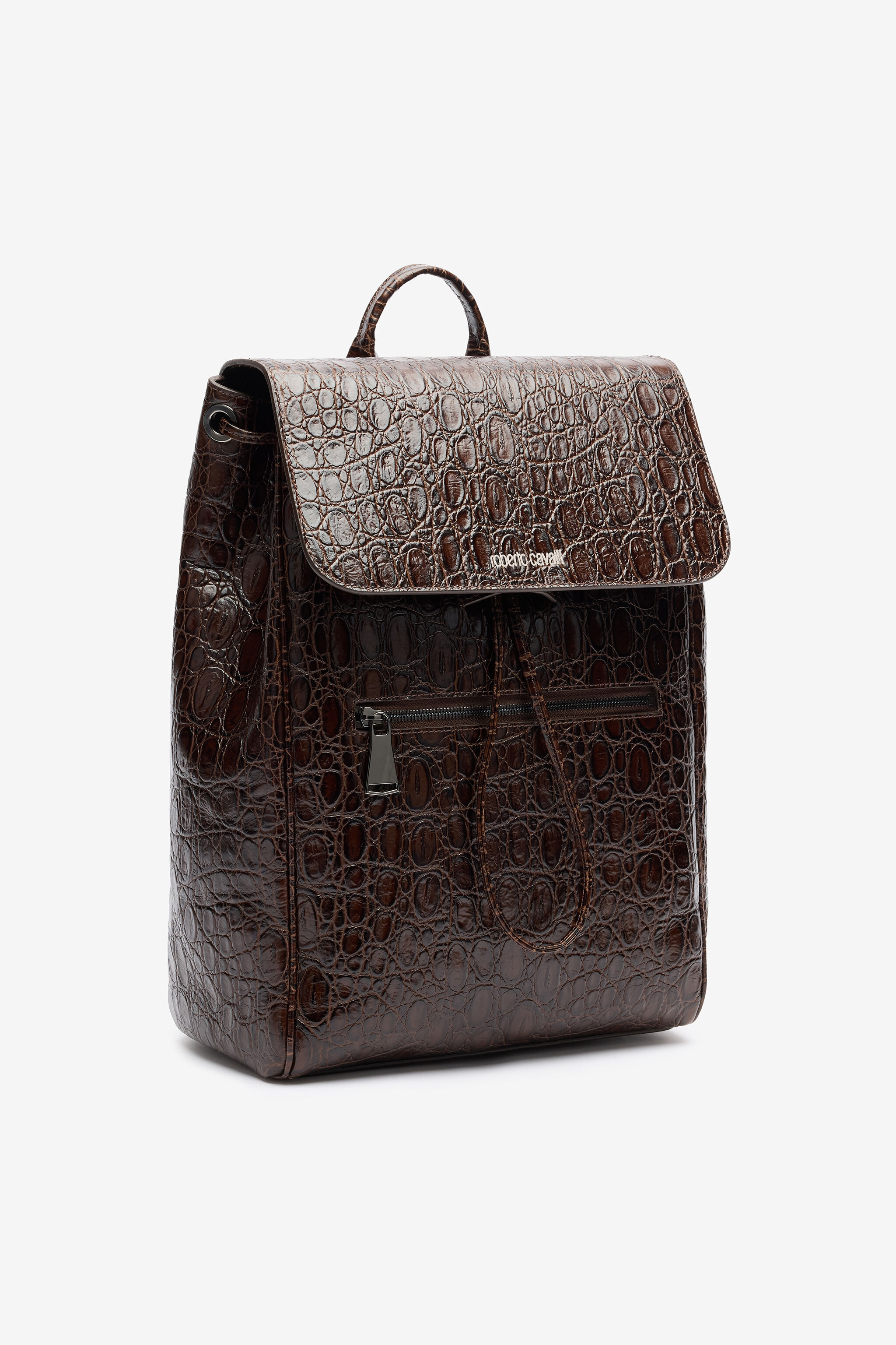 RC Mochila efecto escamas de cocodrilo Marrón URB003-PZU02