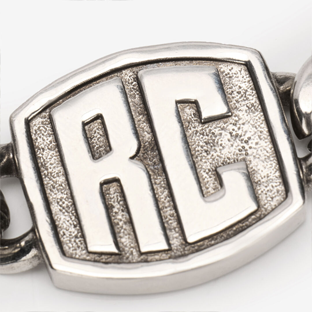 RC Halskette Mit Dem Monogramm RC Silber VRG003-AM258