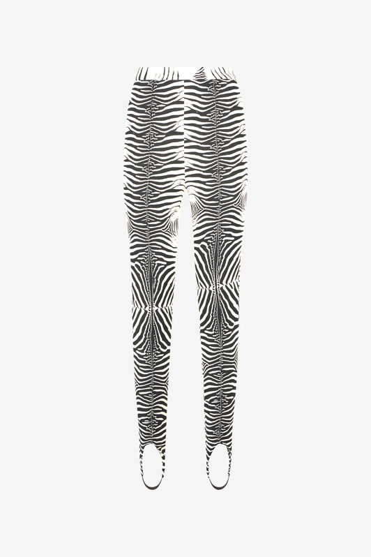 RC Leggings mit Print Zebra Schwarz/Weiß UKT204-ORN49
