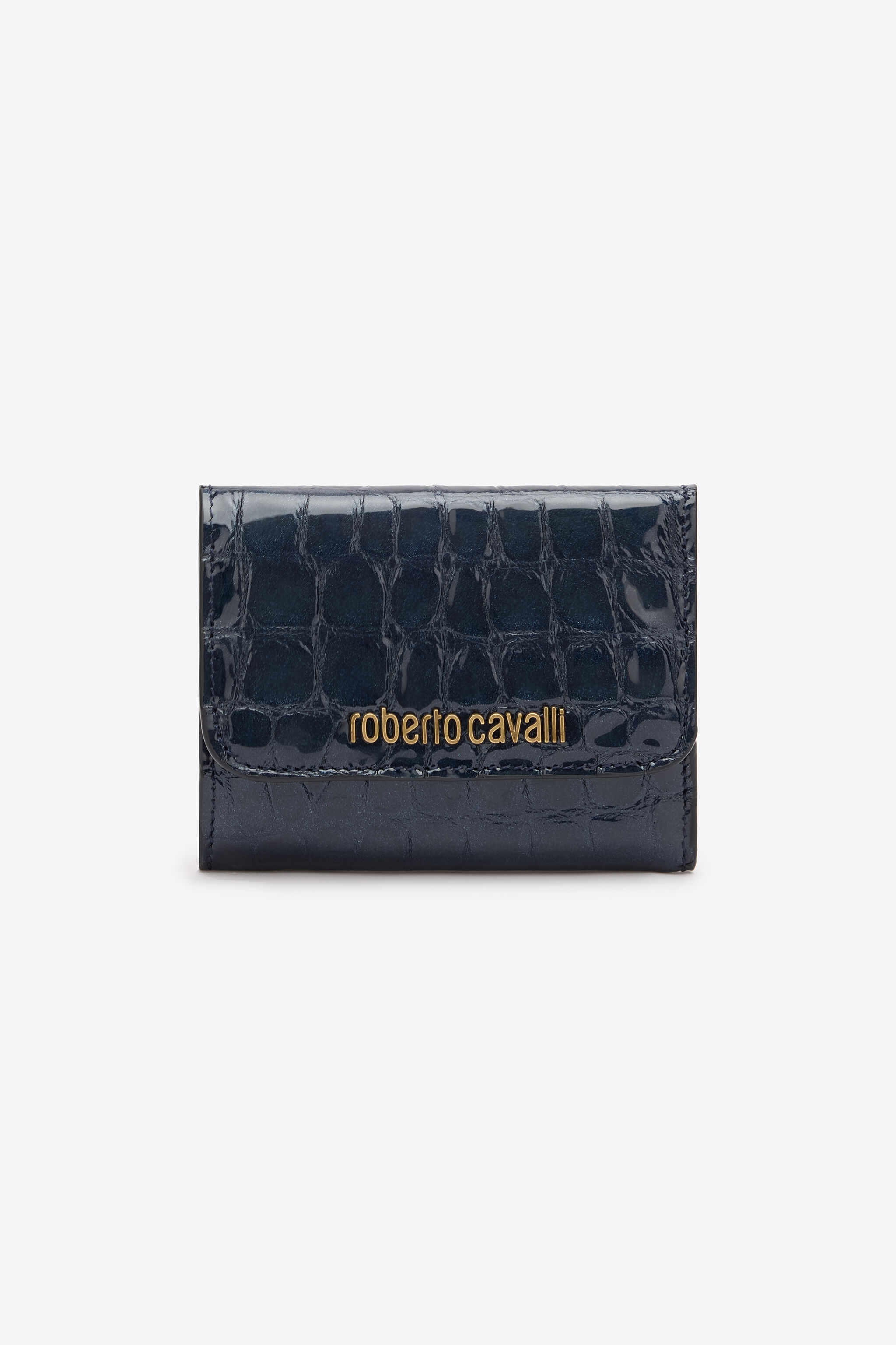 RC Porte-cartes Façon Écailles De Crocodile Bleu foncé TKA002-PZE01