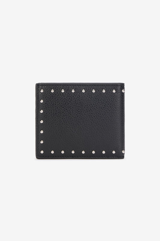 RC Cartera De Piel Con Tachuelas Negro VRA005-PZB05