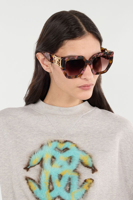 RC Occhiale da sole Roberto Cavalli Mirror Snake Collection Marrone SALD38-ID139