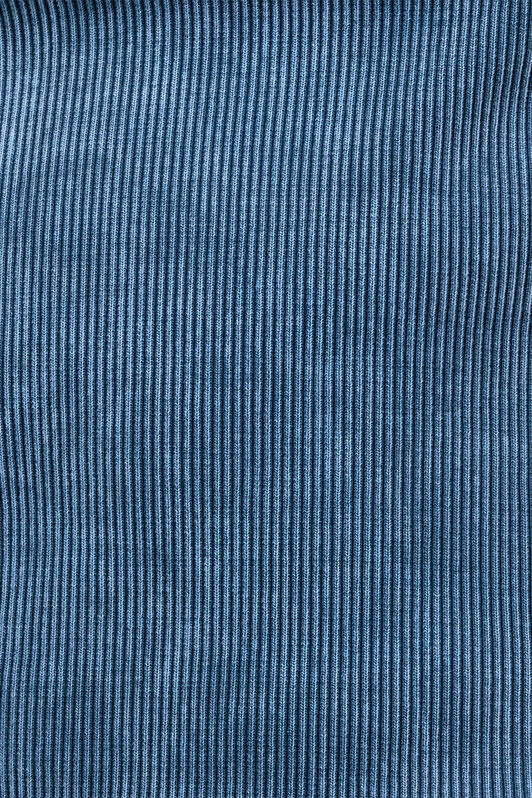 JC Geripptes Tanktop Mit Monogramm JC Blau UFT127-UF181