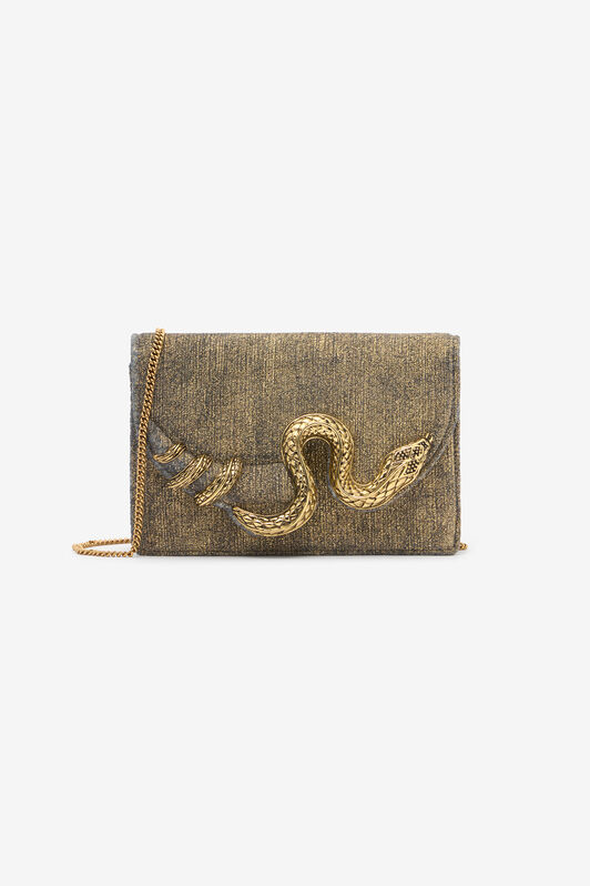 RC Sac doré effet brossé avec serpent GOLD WWB001-VZ010