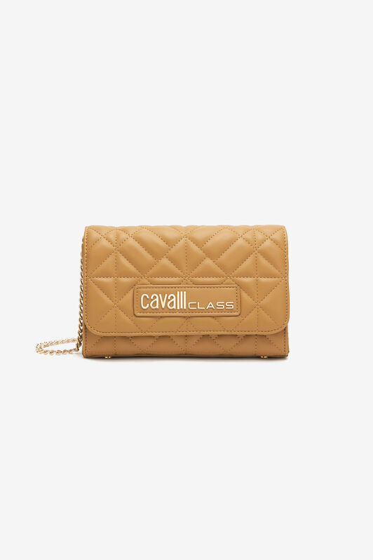 CL Borsa con tracolla a catena Cavalli Class Marrone chiaro SXB00B-AB076