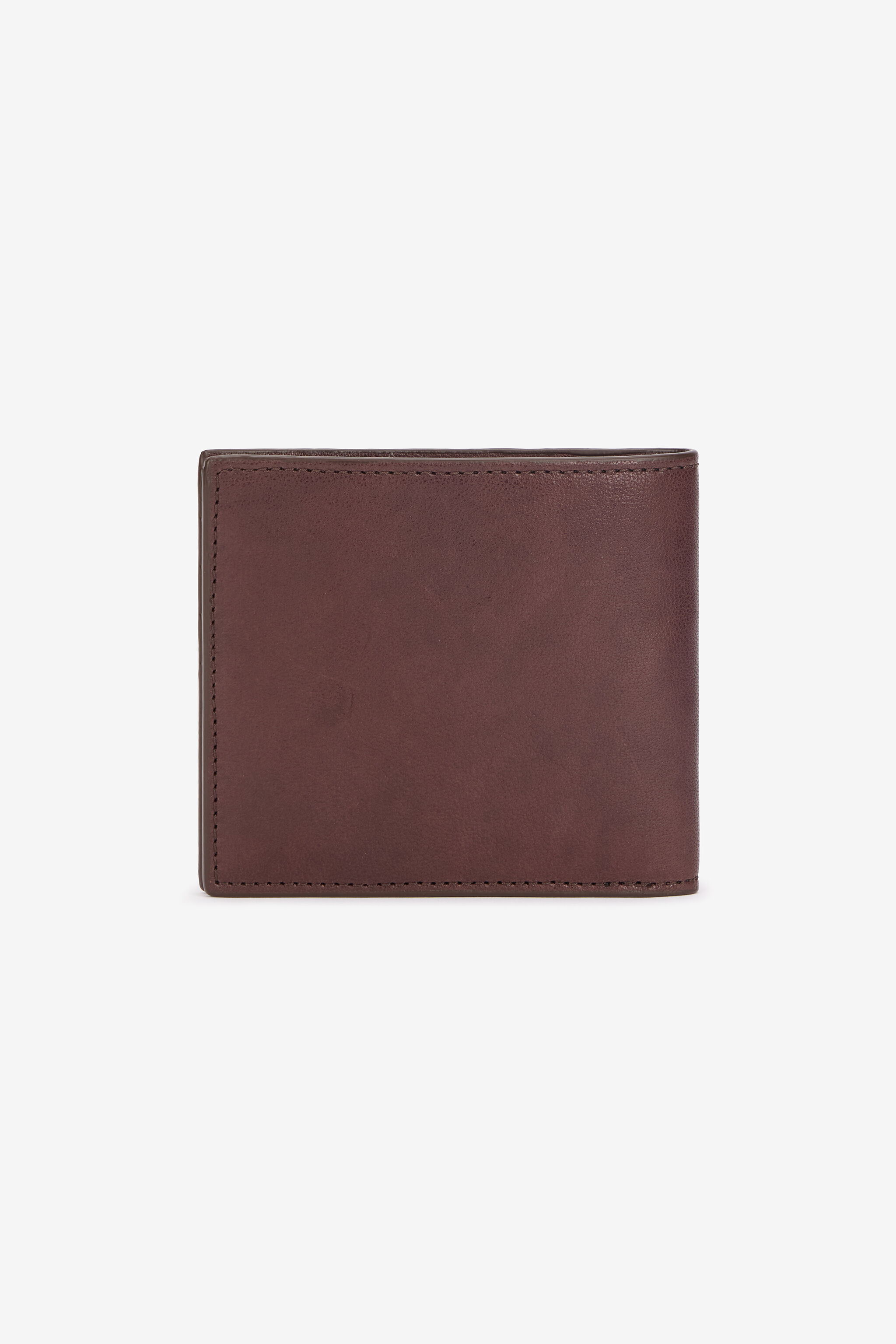 RC Cartera Cuadrada De Dos Pliegues Con Monograma RC Marrón VRA003-PGB00