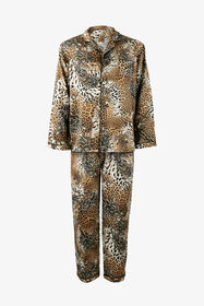 HO Men’s Silk Pajamas with Jaguar Skin Print JAGUAR SKIN VALH08-IH017