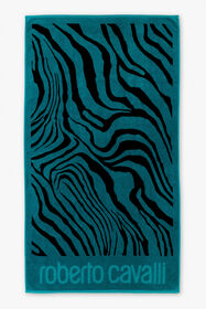 HO Zebra 2000 Print Beach Towel TEAL UALH09-IH010