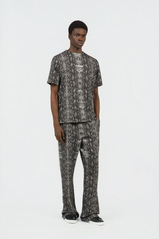 RC T-Shirt Mit Python-Print PYTHON DARK GREY SOT60L-JD020