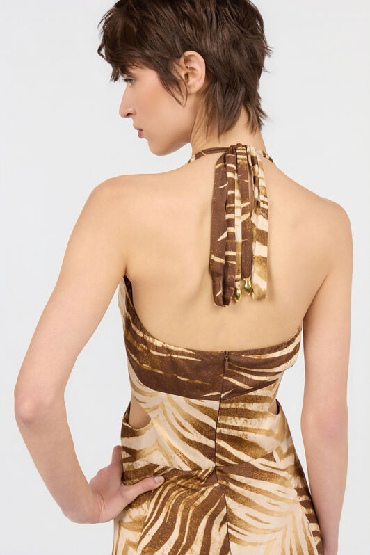 JC Maxikleid mit Natural Barb-Print SABBIA WFT306-WF704