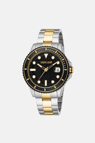 RC Roberto Cavalli by Franck Muller Men watch SILVER GOLD BLACK UALT09-IT543
