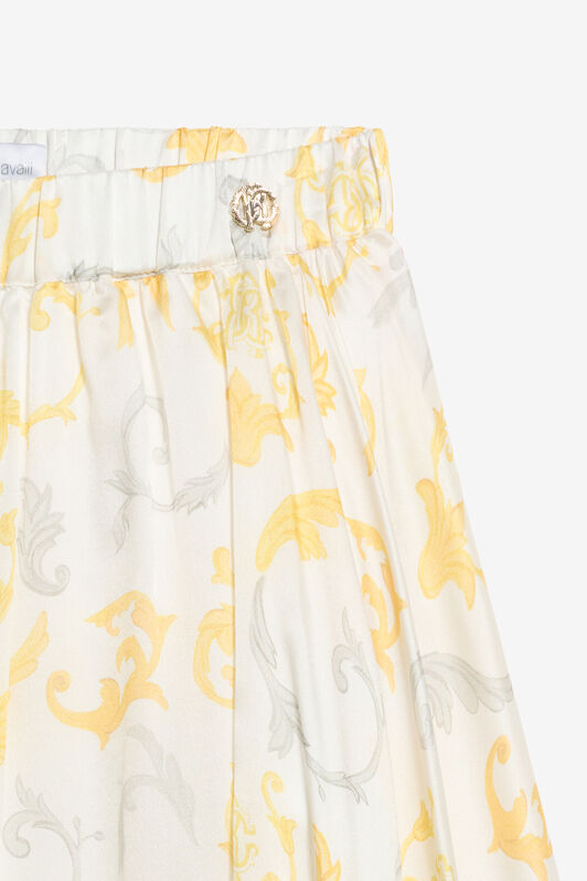 JU Kinderrock mit Araldic-Print Milky white SJT312-2NL95