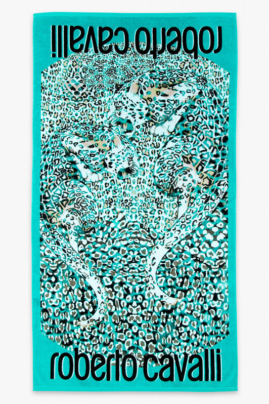 HO Leo Camouflage Print Beach Towel TEAL UALH05-IH006