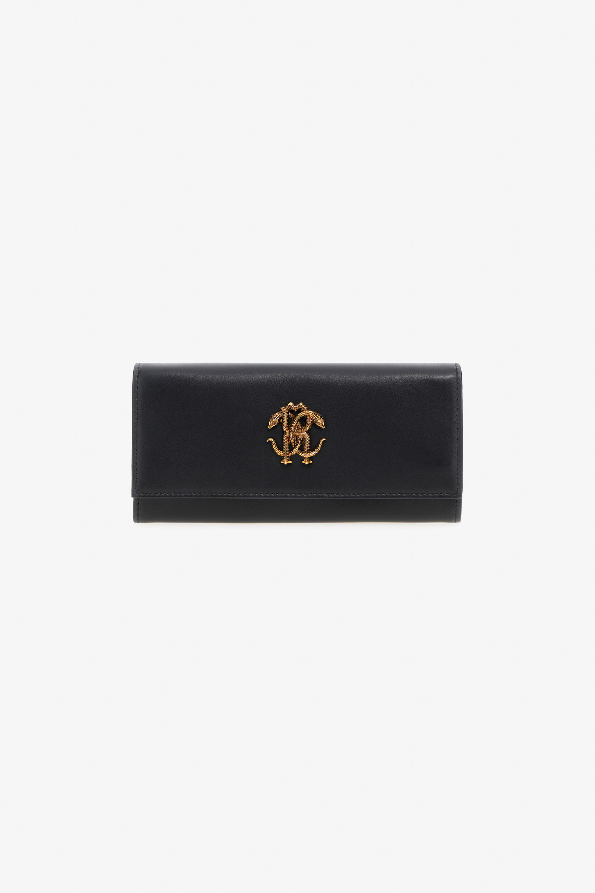 RC Cartera De Piel Negra Con Monogram RC Negro SKA002-PZ172