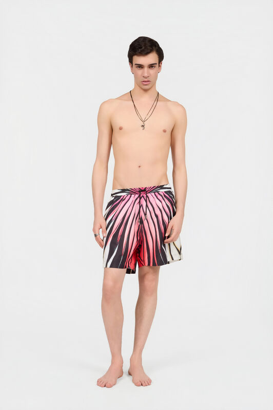RC Badeanzug Mit Ray Of Paradise-Print CORAL PINK XRH00U-5RM33