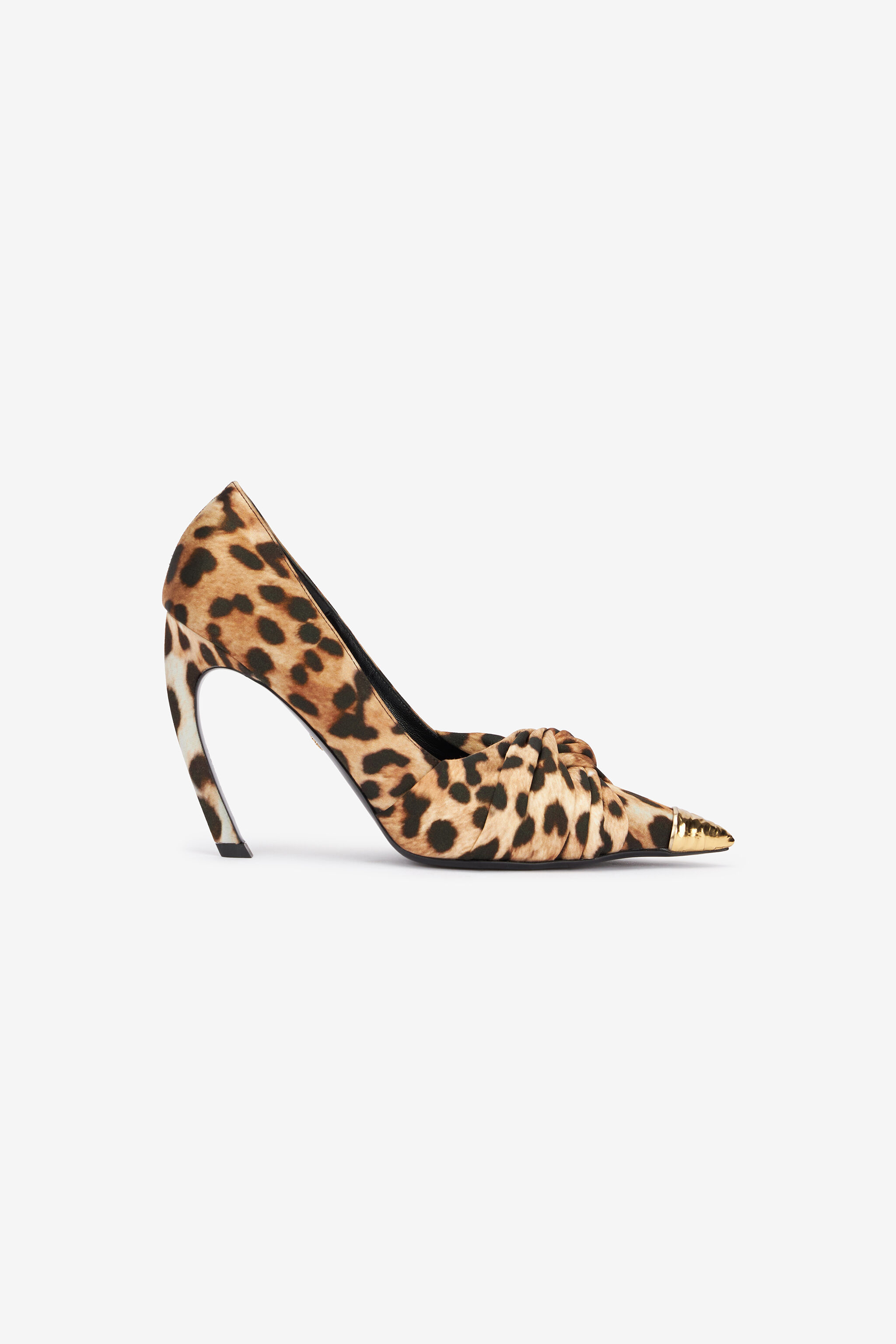 RC Le Pettegole Pump with Jaguar Skin print Light Brown SKS100-PZC26