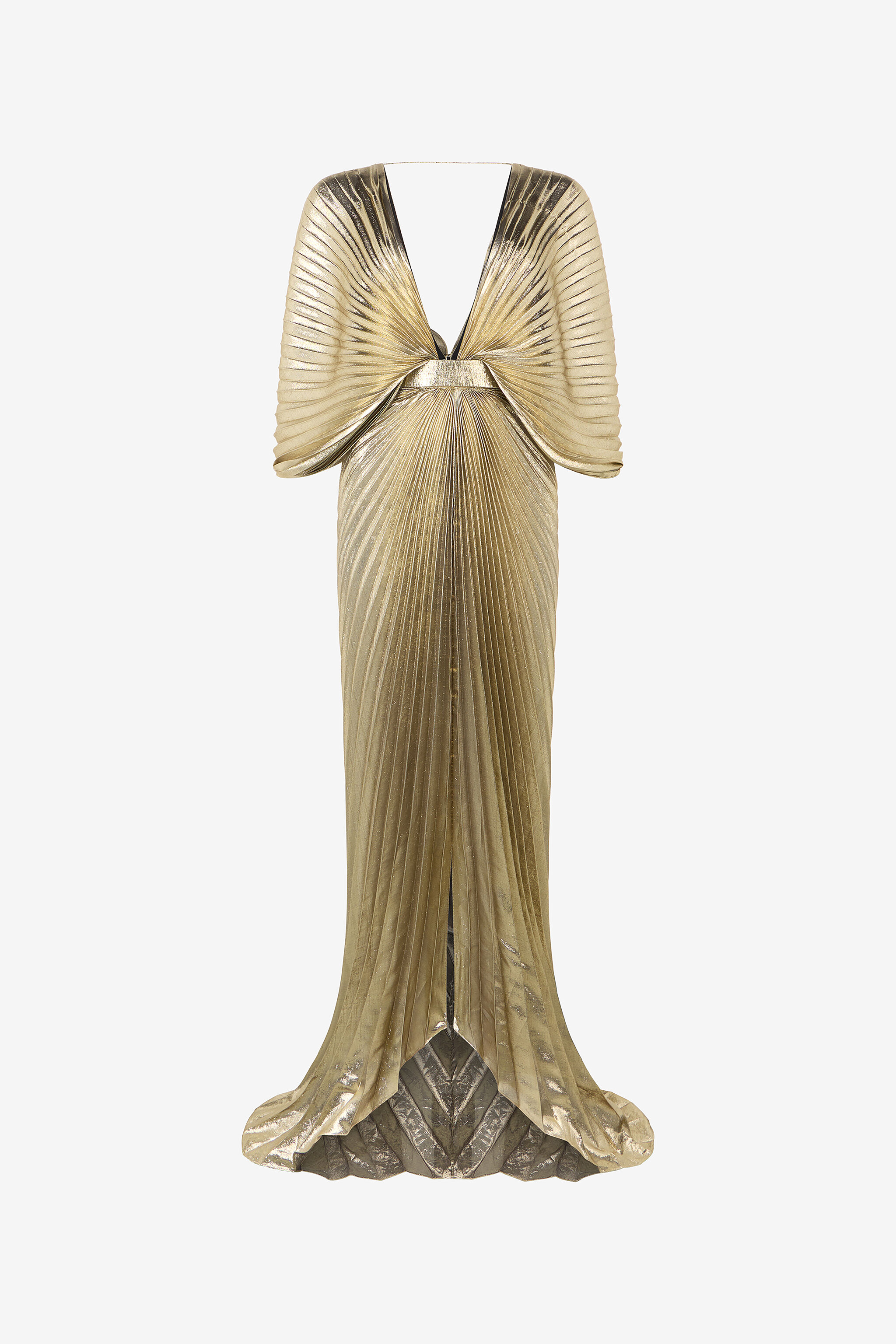RC Extralanges Goldlamé Kleid GOLD WWT109-GU002