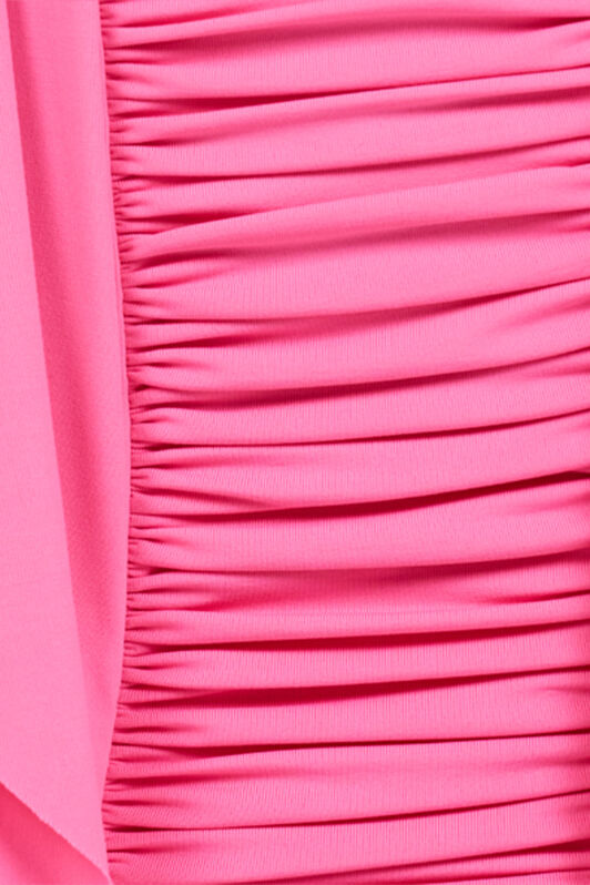 RC Vestido drapeado bicolor PINK WQT118-LL006