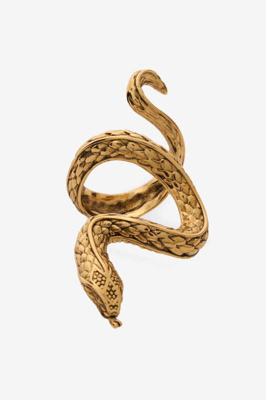 RC Schlangenring aus antikisiertem Gold OLD GOLD WWG008-AM001