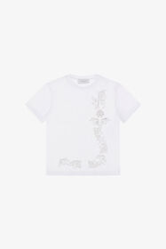 JU T-shirt avec logo RC Blanc TJT60W-JD001