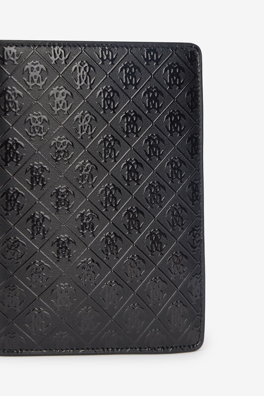 RC Geldbörse Mit Dem Monogramm Mirror Snake Als All-Over-Muster Schwarz VRA007-PZS76