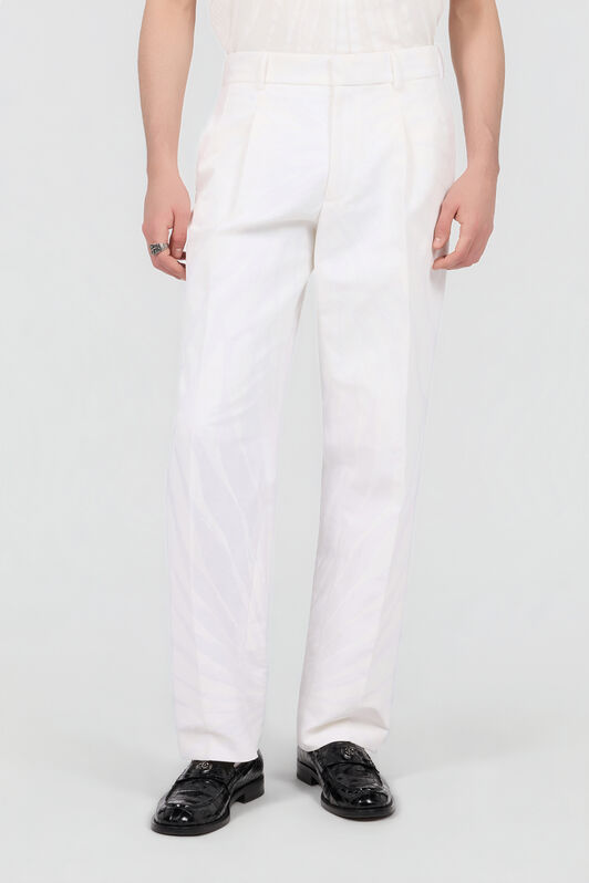 RC Trousers With Ray Print NATURAL WHITE XRT202-4NI15