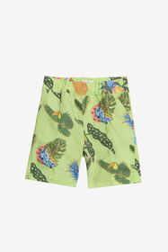 JU Tropicana Print Bermuda Shorts LIME GREEN WJT22C-7MR12