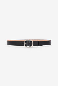RC Belt With Branded Geometric Buckle Black VRC005-PZ796