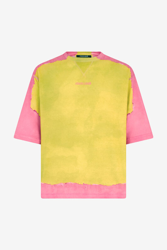 RC Yellow And Pink Color-Block T-Shirt YELLOW WNT62D-JD060