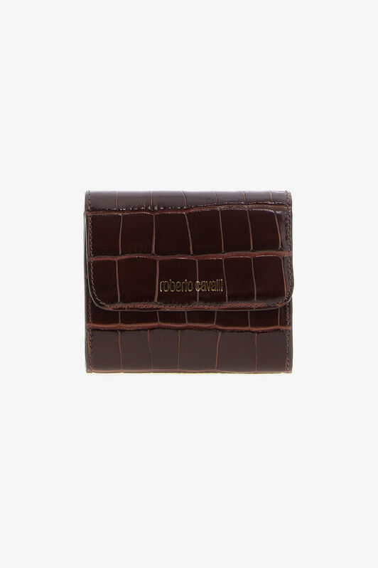 RC Tarjetero De Piel Efecto Cocodrilo Marrón Marrón oscuro TKA004-PZ975