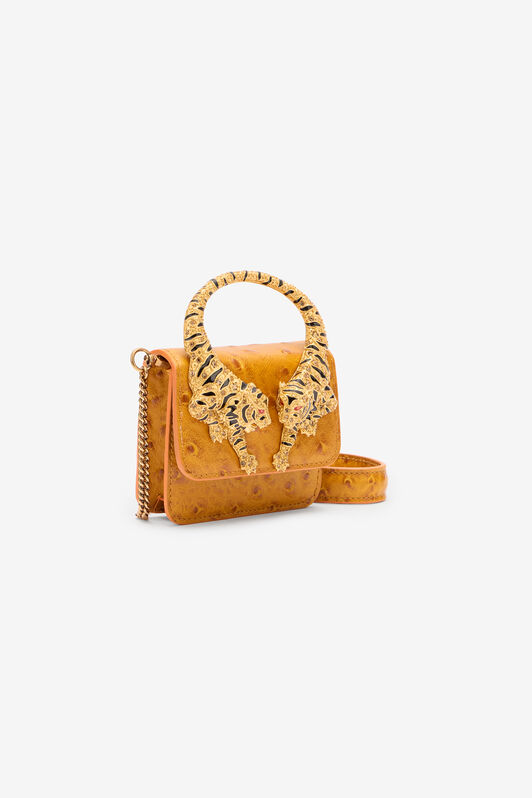 RC Mini Roar Bag With Jeweled Tigers Gelb UKA004-PZ702