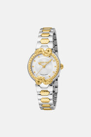 RC Roberto Cavalli by Frank Muller Snake Core watch Silver/Gold SALG25-IG169