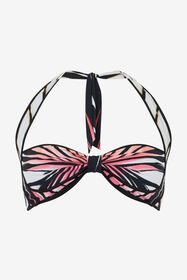 RC Ray Of Paradise Print Bikini Top CORAL XKW014-HVM33