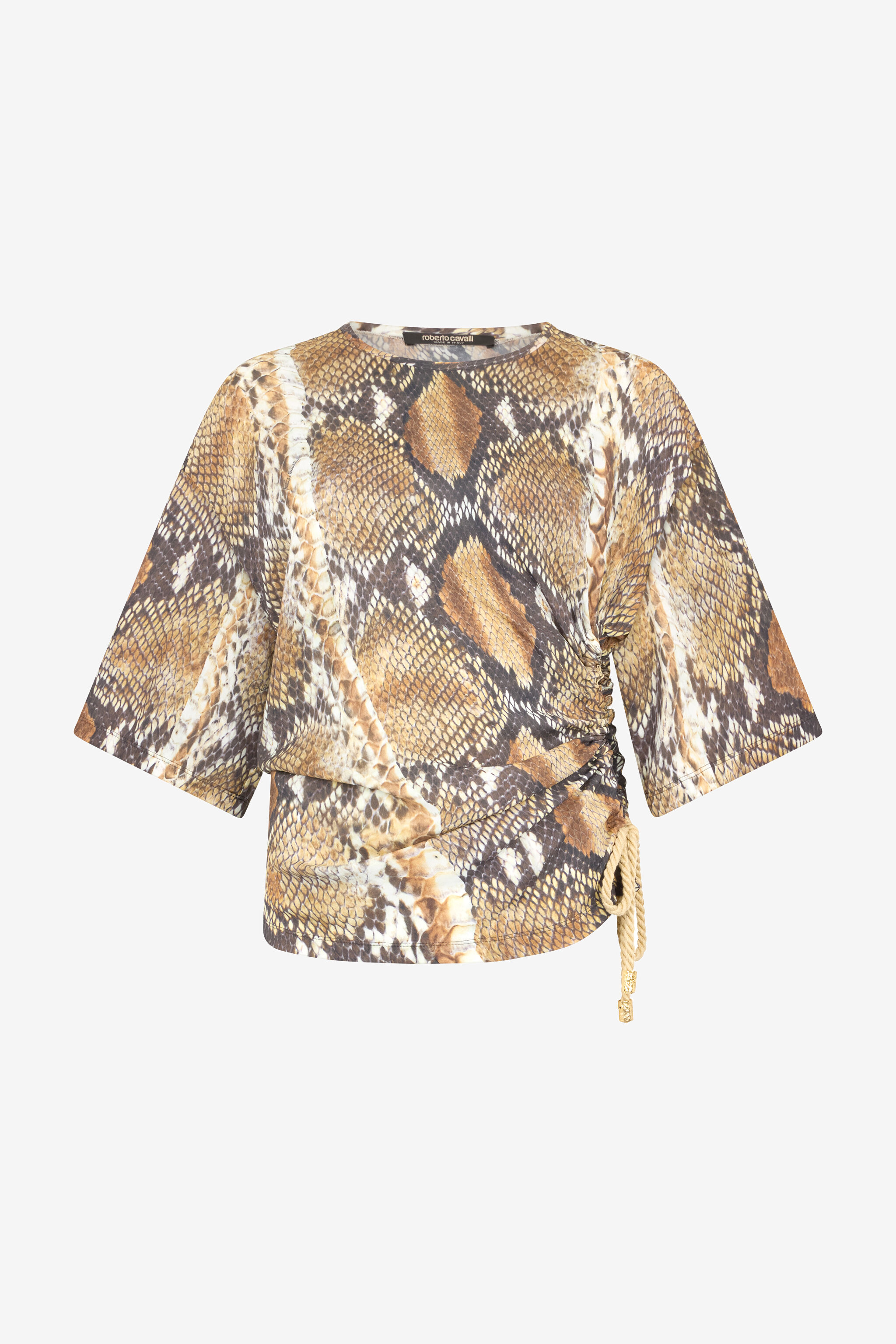 RC T-Shirt mit Python-Print Braun UWT605-KWN93
