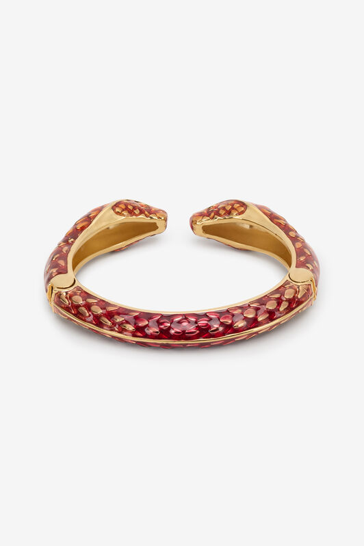 RC Bracelet Serpentine  GOLD/CORAL/CRY XKG002-AM011